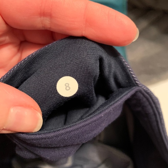 Lululemon Wunder Under Dark Blue Size 8 - Picture 6 of 8